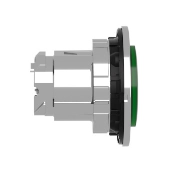 ZB4FH33 - Head for illuminated push button, Harmony XB4, flush mounted green projecting illum pushbutton integ - Schneider Electric - Head for illuminated push button, Harmony XB4, flush mounted green projecting illum pushbutton integ - Schneider Electric - 1