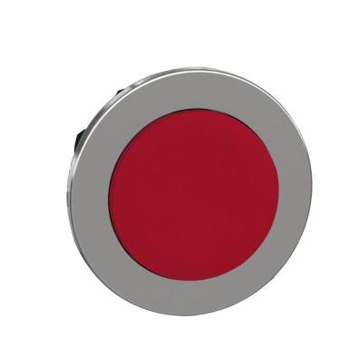 ZB4FH4 - Head for non illuminated push button, Harmony XB4, flush mounted red projecting pushbutton push - Schneider Electric - Head for non illuminated push button, Harmony XB4, flush mounted red projecting pushbutton push - Schneider Electric - 0