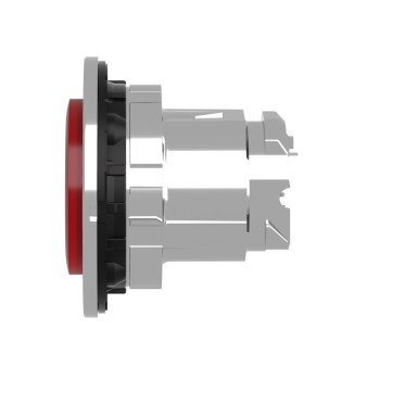 ZB4FH43 - Head for illuminated push button, Harmony XB4, metal, red projecting, 30mm, universal LED, push-push, unmarked - Schneider Electric - Head for illuminated push button, Harmony XB4, metal, red projecting, 30mm, universal LED, push-push, unmarked - Schneider Electric - 1