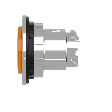 ZB4FH53 - Head for illuminated push button, Harmony XB4, metal, orange projecting, 30mm, universal LED, push-push, unmarked - Schneider Electric - Head for illuminated push button, Harmony XB4, metal, orange projecting, 30mm, universal LED, push-push, unmarked - Schneider Electric - 6