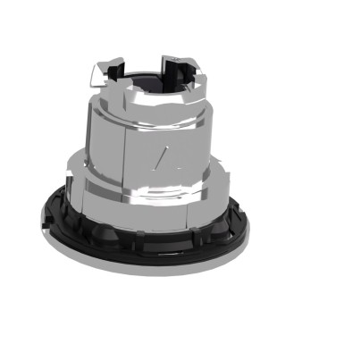 ZB4FH83 - Head for illuminated push button, Harmony XB4, metal, yellow projecting, 30mm, universal LED, push-push, unmarked - Schneider Electric - Head for illuminated push button, Harmony XB4, metal, yellow projecting, 30mm, universal LED, push-push, unmarked - Schneider Electric - 3