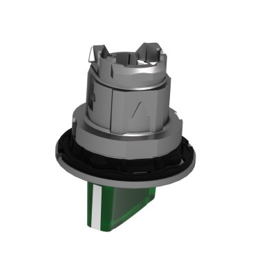 ZB4FK1233 - Head for illuminated selector switch, Harmony XB4, universal LED, green handle, flush, 30mm, 2 positions, stay put - Schneider Electric - Head for illuminated selector switch, Harmony XB4, universal LED, green handle, flush, 30mm, 2 positions, stay put - Schneider Electric - 6