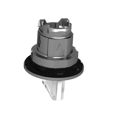 ZB4FK1313 - Head for illuminated selector switch, Harmony XB4, metal, white handle, flush mounted, 30mm, universal LED, 3 positions - Schneider Electric - Head for illuminated selector switch, Harmony XB4, metal, white handle, flush mounted, 30mm, universal LED, 3 positions - Schneider Electric - 1