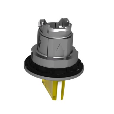 ZB4FK1383 - Head for illuminated selector switch, Harmony XB4, metal, yellow handle, flush mounted, 30mm, universal LED, 3 positions - Schneider Electric - Head for illuminated selector switch, Harmony XB4, metal, yellow handle, flush mounted, 30mm, universal LED, 3 positions - Schneider Electric - 6