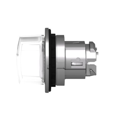 ZB4FK1713 - Head for illuminated selector switch, Harmony XB4, universal LED, white handle, flush, 30mm, 3 positions, spring return - Schneider Electric - Head for illuminated selector switch, Harmony XB4, universal LED, white handle, flush, 30mm, 3 positions, spring return - Schneider Electric - 2