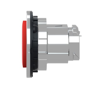 ZB4FL432 - Flush mounted projecting push button head, Harmony XB4, metal, red, 30mm, spring return, marked O - Schneider Electric - Flush mounted projecting push button head, Harmony XB4, metal, red, 30mm, spring return, marked O - Schneider Electric - 1