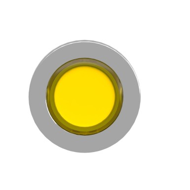 ZB4FV083 - Head for pilot light, Harmony XB4, metal, yellow flush mounted, 30mm, universal LED, plain lens - Schneider Electric - Head for pilot light, Harmony XB4, metal, yellow flush mounted, 30mm, universal LED, plain lens - Schneider Electric - 5