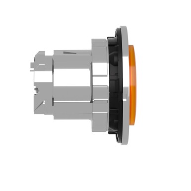 ZB4FW153 - Head for illuminated push button, Harmony XB4, plastic, orange projecting, 30mm, universal LED, spring return, plain lens - Schneider Electric - Head for illuminated push button, Harmony XB4, plastic, orange projecting, 30mm, universal LED, spring return, plain lens - Schneider Electric - 4