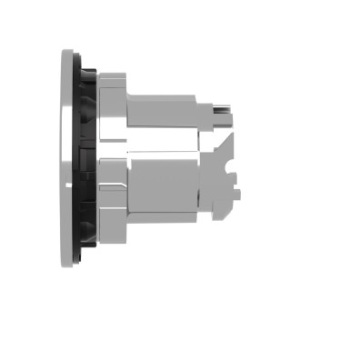 ZB4FW913 - Head for illuminated push button, Harmony XB4, plastic, white flush, 30mm, universal LED, spring return, illuminated ring - Schneider Electric - Head for illuminated push button, Harmony XB4, plastic, white flush, 30mm, universal LED, spring return, illuminated ring - Schneider Electric - 2