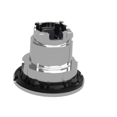 ZB4FW913 - Head for illuminated push button, Harmony XB4, plastic, white flush, 30mm, universal LED, spring return, illuminated ring - Schneider Electric - Head for illuminated push button, Harmony XB4, plastic, white flush, 30mm, universal LED, spring return, illuminated ring - Schneider Electric - 5