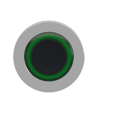 ZB4FW933 - Head for illuminated push button, Harmony XB4, plastic, green flush, 30mm, universal LED, spring return, illuminated ring - Schneider Electric - Head for illuminated push button, Harmony XB4, plastic, green flush, 30mm, universal LED, spring return, illuminated ring - Schneider Electric - 6