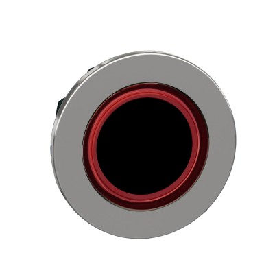 ZB4FW943 - Head for illuminated push button, Harmony XB4, plastic, red flush, 30mm, universal LED, spring return, illuminated ring - Schneider Electric - Head for illuminated push button, Harmony XB4, plastic, red flush, 30mm, universal LED, spring return, illuminated ring - Schneider Electric - 0