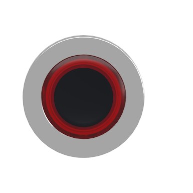 ZB4FW943 - Head for illuminated push button, Harmony XB4, plastic, red flush, 30mm, universal LED, spring return, illuminated ring - Schneider Electric - Head for illuminated push button, Harmony XB4, plastic, red flush, 30mm, universal LED, spring return, illuminated ring - Schneider Electric - 4