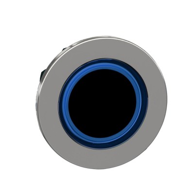 ZB4FW963 - Head for illuminated push button, Harmony XB4, plastic, blue flush, 30mm, universal LED, spring return, illuminated ring - Schneider Electric - Head for illuminated push button, Harmony XB4, plastic, blue flush, 30mm, universal LED, spring return, illuminated ring - Schneider Electric - 0