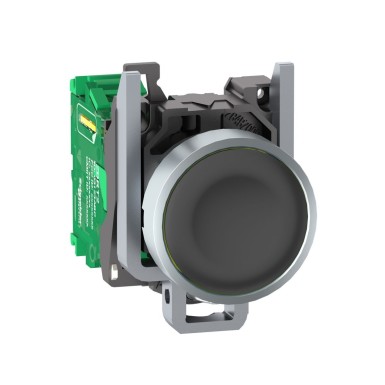 ZB4RTA2 - Wireless and batteryless transmitter, Harmony XB5R, push button, metal, black, 22mm, spring return - Schneider Electric - Wireless and batteryless transmitter, Harmony XB5R, push button, metal, black, 22mm, spring return - Schneider Electric - 0