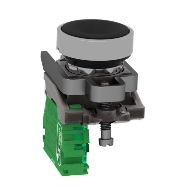 ZB4RTA2 - Wireless and batteryless transmitter, Harmony XB5R, push button, metal, black, 22mm, spring return - Schneider Electric - Wireless and batteryless transmitter, Harmony XB5R, push button, metal, black, 22mm, spring return - Schneider Electric - 2