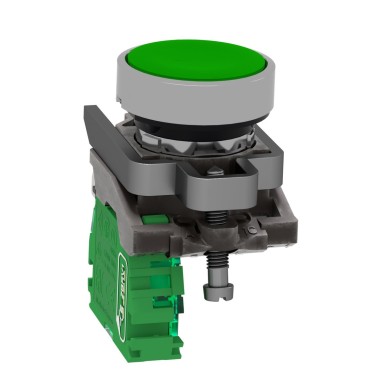 ZB4RTA3 - Wireless and batteryless transmitter, Harmony XB5R, push button, metal, green, 22mm, spring return - Schneider Electric - Wireless and batteryless transmitter, Harmony XB5R, push button, metal, green, 22mm, spring return - Schneider Electric - 4