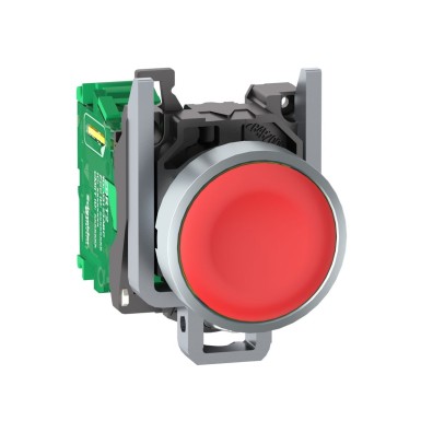 ZB4RTA4 - Wireless and batteryless transmitter, Harmony XB5R, push button, metal, red, 22mm, spring return - Schneider Electric - Wireless and batteryless transmitter, Harmony XB5R, push button, metal, red, 22mm, spring return - Schneider Electric - 0