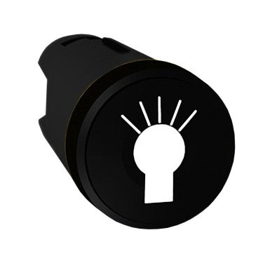 ZB5AA253 - Black flush pushbutton head ?22 spring return "light symbol" - Schneider Electric - Black flush pushbutton head ?22 spring return "light symbol" - Schneider Electric - 0