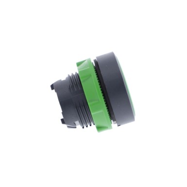 ZB5AA3 - Push button head, Harmony XB5, plastic, flush, green, 22mm, spring return, unmarked - Schneider Electric - Push button head, Harmony XB5, plastic, flush, green, 22mm, spring return, unmarked - Schneider Electric - 4