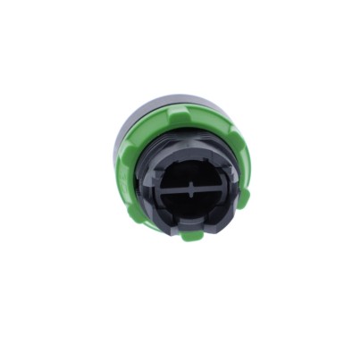 ZB5AA331 - Push button head, Harmony XB5, plastic, flush, green, 22mm, spring return, marked I - Schneider Electric - Push button head, Harmony XB5, plastic, flush, green, 22mm, spring return, marked I - Schneider Electric - 1