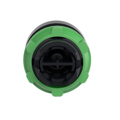 ZB5AA333 - Push button head, Harmony XB5, plastic, flush, green, 22mm, spring return, marked START - Schneider Electric - Push button head, Harmony XB5, plastic, flush, green, 22mm, spring return, marked START - Schneider Electric - 5