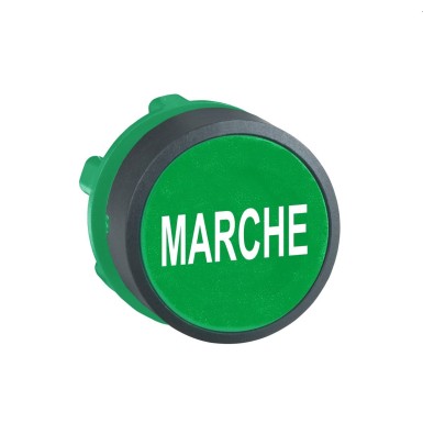 ZB5AA342 - Head for non illuminated push button, Harmony XB5, green flush pushbutton ?22 mm spring return "MARC - Schneider Electric - Head for non illuminated push button, Harmony XB5, green flush pushbutton ?22 mm spring return "MARC - Schneider Electric - 0