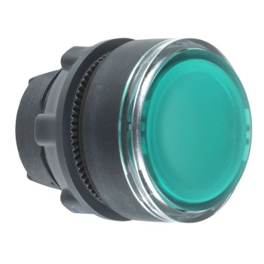 ZB5AA38 - Head for illuminated push button, Harmony XB5, plastic, green flush, 22mm, universal LED, for insetion of legend - Schneider Electric - Head for illuminated push button, Harmony XB5, plastic, green flush, 22mm, universal LED, for insetion of legend - Schneider Electric - 0