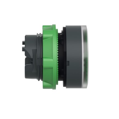 ZB5AA38 - Head for illuminated push button, Harmony XB5, plastic, green flush, 22mm, universal LED, for insetion of legend - Schneider Electric - Head for illuminated push button, Harmony XB5, plastic, green flush, 22mm, universal LED, for insetion of legend - Schneider Electric - 6