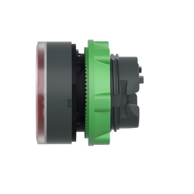 ZB5AA48 - Head for illuminated push button, Harmony XB5, plastic, red flush, 22mm, universal LED, for insetion of legend - Schneider Electric - Head for illuminated push button, Harmony XB5, plastic, red flush, 22mm, universal LED, for insetion of legend - Schneider Electric - 2