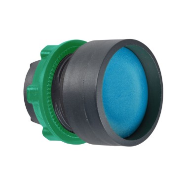 ZB5AA66 - Head for non illuminated push button, Harmony XB5, XB4, blue recessed pushbutton Ш22 mm spring return unmarked - Schneider Electric - Head for non illuminated push button, Harmony XB5, XB4, blue recessed pushbutton Ш22 mm spring return unmarked - Schneider Electric - 0