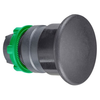 ZB5AC2 - Head for non illuminated pushbutton, Harmony XB5, plastic, black, mushroom 40mm, 22mm, spring return - Schneider Electric - Head for non illuminated pushbutton, Harmony XB5, plastic, black, mushroom 40mm, 22mm, spring return - Schneider Electric - 0