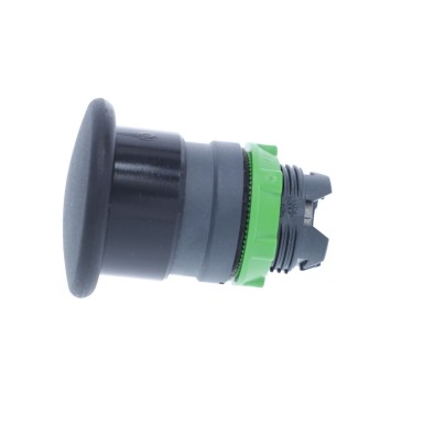 ZB5AC2 - Head for non illuminated pushbutton, Harmony XB5, plastic, black, mushroom 40mm, 22mm, spring return - Schneider Electric - Head for non illuminated pushbutton, Harmony XB5, plastic, black, mushroom 40mm, 22mm, spring return - Schneider Electric - 3