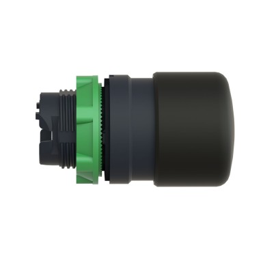 ZB5AC24 - Head for non illuminated pushbutton, Harmony XB5, plastic, black, mushroom 30mm, 22mm, spring return - Schneider Electric - Head for non illuminated pushbutton, Harmony XB5, plastic, black, mushroom 30mm, 22mm, spring return - Schneider Electric - 3