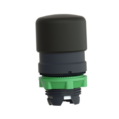 ZB5AC24 - Head for non illuminated pushbutton, Harmony XB5, plastic, black, mushroom 30mm, 22mm, spring return - Schneider Electric - Head for non illuminated pushbutton, Harmony XB5, plastic, black, mushroom 30mm, 22mm, spring return - Schneider Electric - 4