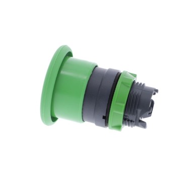 ZB5AC3 - Head for non illuminated pushbutton, Harmony XB5, plastic, green, mushroom 40mm, 22mm, spring return - Schneider Electric - Head for non illuminated pushbutton, Harmony XB5, plastic, green, mushroom 40mm, 22mm, spring return - Schneider Electric - 4