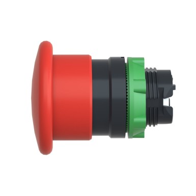 ZB5AC4 - Head for non illuminated pushbutton, Harmony XB5, plastic, red, mushroom 40mm, 22mm, spring return - Schneider Electric - Head for non illuminated pushbutton, Harmony XB5, plastic, red, mushroom 40mm, 22mm, spring return - Schneider Electric - 4