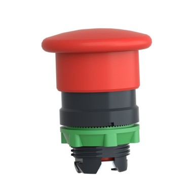 ZB5AC4 - Head for non illuminated pushbutton, Harmony XB5, plastic, red, mushroom 40mm, 22mm, spring return - Schneider Electric - Head for non illuminated pushbutton, Harmony XB5, plastic, red, mushroom 40mm, 22mm, spring return - Schneider Electric - 3