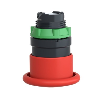 ZB5AC4 - Head for non illuminated pushbutton, Harmony XB5, plastic, red, mushroom 40mm, 22mm, spring return - Schneider Electric - Head for non illuminated pushbutton, Harmony XB5, plastic, red, mushroom 40mm, 22mm, spring return - Schneider Electric - 2