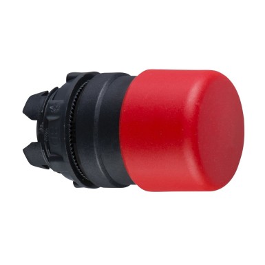 ZB5AC44 - Head for non illuminated push button, Harmony XB5, red ? 30 mushroom pushbutton ?22 mm spring return - Schneider Electric - Head for non illuminated push button, Harmony XB5, red ? 30 mushroom pushbutton ?22 mm spring return - Schneider Electric - 0