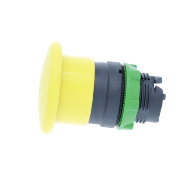 ZB5AC5 - Head for non illuminated pushbutton, Harmony XB5, plastic, yellow, mushroom 40mm, 22mm, spring return - Schneider Electric - Head for non illuminated pushbutton, Harmony XB5, plastic, yellow, mushroom 40mm, 22mm, spring return - Schneider Electric - 3