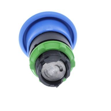 ZB5AC6 - Head for non illuminated pushbutton, Harmony XB5, plastic, blue, mushroom 40mm, 22mm, spring return - Schneider Electric - Head for non illuminated pushbutton, Harmony XB5, plastic, blue, mushroom 40mm, 22mm, spring return - Schneider Electric - 1