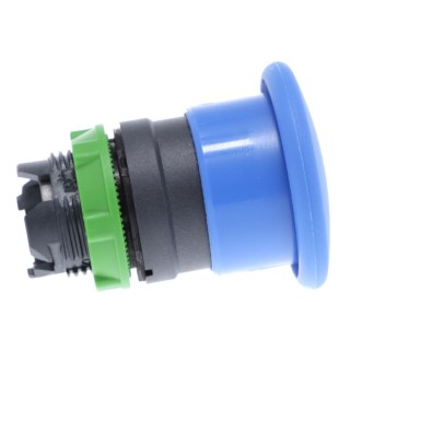 ZB5AC6 - Head for non illuminated pushbutton, Harmony XB5, plastic, blue, mushroom 40mm, 22mm, spring return - Schneider Electric - Head for non illuminated pushbutton, Harmony XB5, plastic, blue, mushroom 40mm, 22mm, spring return - Schneider Electric - 3