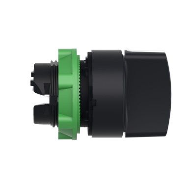 ZB5AD5 - Selector switch head, Harmony XB5, plastic, black, 22mm, 3 positions, spring return to center - Schneider Electric - Selector switch head, Harmony XB5, plastic, black, 22mm, 3 positions, spring return to center - Schneider Electric - 5