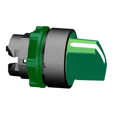 ZB5AD503 - Head for selector switch, Harmony XB5, XB4, green ?22 mm 3 position spring return - Schneider Electric - Head for selector switch, Harmony XB5, XB4, green ?22 mm 3 position spring return - Schneider Electric - 0