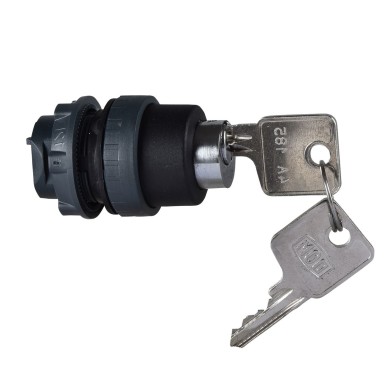 ZB5AFDA - Head for non illuminated push button, Harmony XB5, key operated pushbutton ?22 mm turn release Dom 4 - Schneider Electric - Head for non illuminated push button, Harmony XB5, key operated pushbutton ?22 mm turn release Dom 4 - Schneider Electric - 0