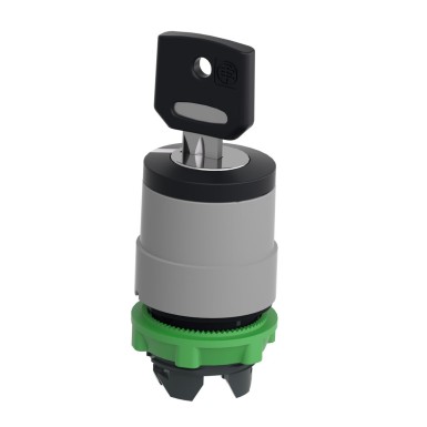 ZB5AG2C - Head for key selector switch, Harmony XB5, XB4, Ш22 mm 2 position stay put 5 multichips - Schneider Electric - Head for key selector switch, Harmony XB5, XB4, Ш22 mm 2 position stay put 5 multichips - Schneider Electric - 3