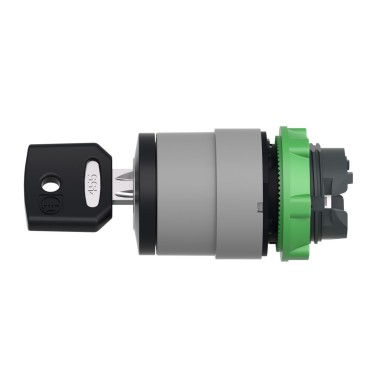 ZB5AG2C - Head for key selector switch, Harmony XB5, XB4, Ш22 mm 2 position stay put 5 multichips - Schneider Electric - Head for key selector switch, Harmony XB5, XB4, Ш22 mm 2 position stay put 5 multichips - Schneider Electric - 6