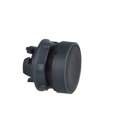 ZB5AH02 - Head for non illuminated push button, Harmony XB5, black flush, 22mm, spring return, unmarked - Schneider Electric - Head for non illuminated push button, Harmony XB5, black flush, 22mm, spring return, unmarked - Schneider Electric - 0