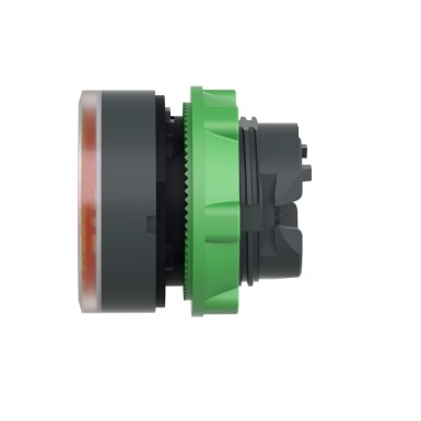 ZB5AH053 - Head for illuminated push button, Harmony XB5, dark grey plastic, orange flush, 22mm, universal LED, push-push, unmarked - Schneider Electric - Head for illuminated push button, Harmony XB5, dark grey plastic, orange flush, 22mm, universal LED, push-push, unmarked - Schneider Electric - 4